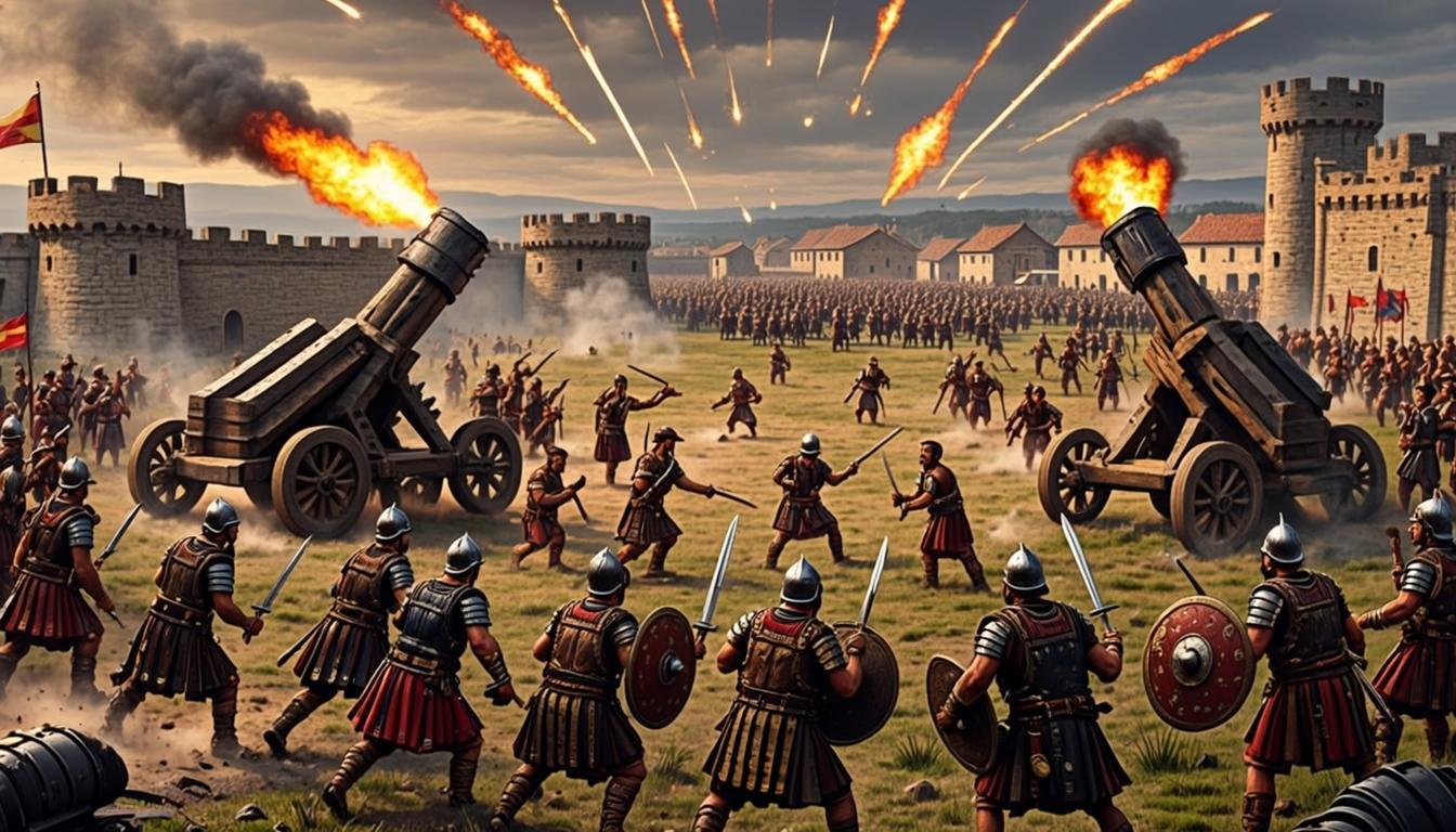 Great battles at the city walls